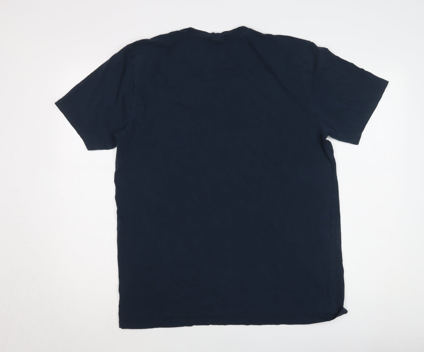 Gymshark Men's Blue T-Shirt - L Short Sleeve