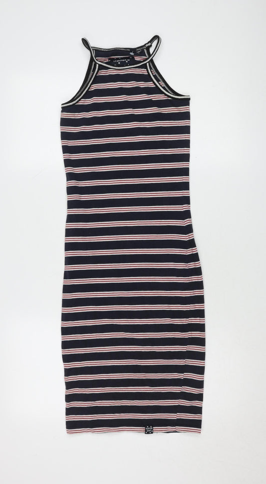 Superdry Women's Multicoloured Bodycon Dress Size 10