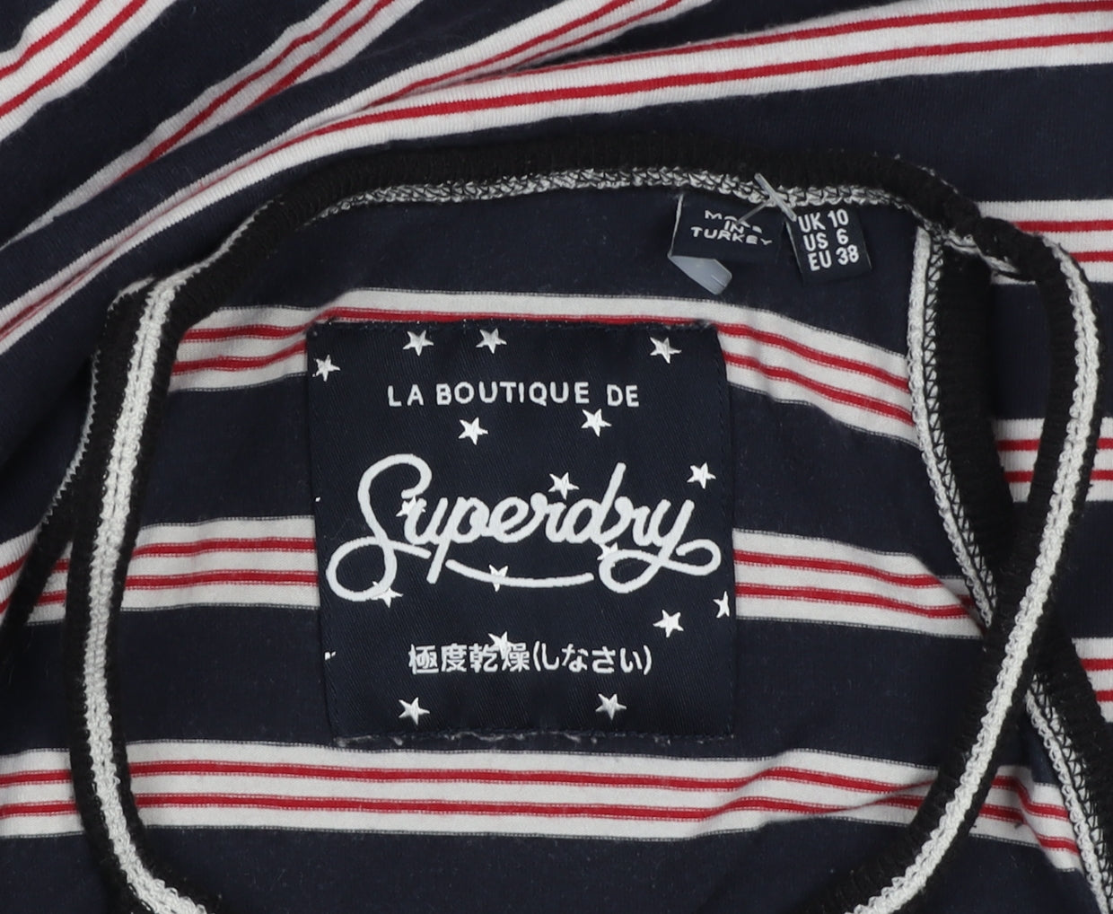 Superdry Women's Multicoloured Bodycon Dress Size 10