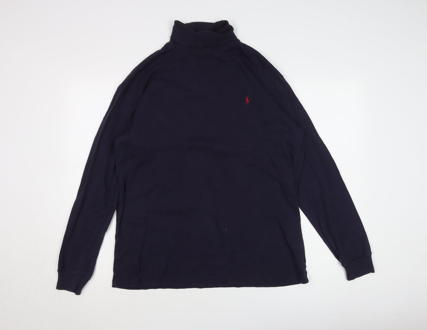Polo Ralph Lauren Men's Blue Long Sleeve T-Shirt, L
