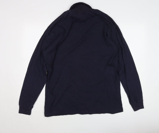 Polo Ralph Lauren Men's Blue Long Sleeve T-Shirt, L