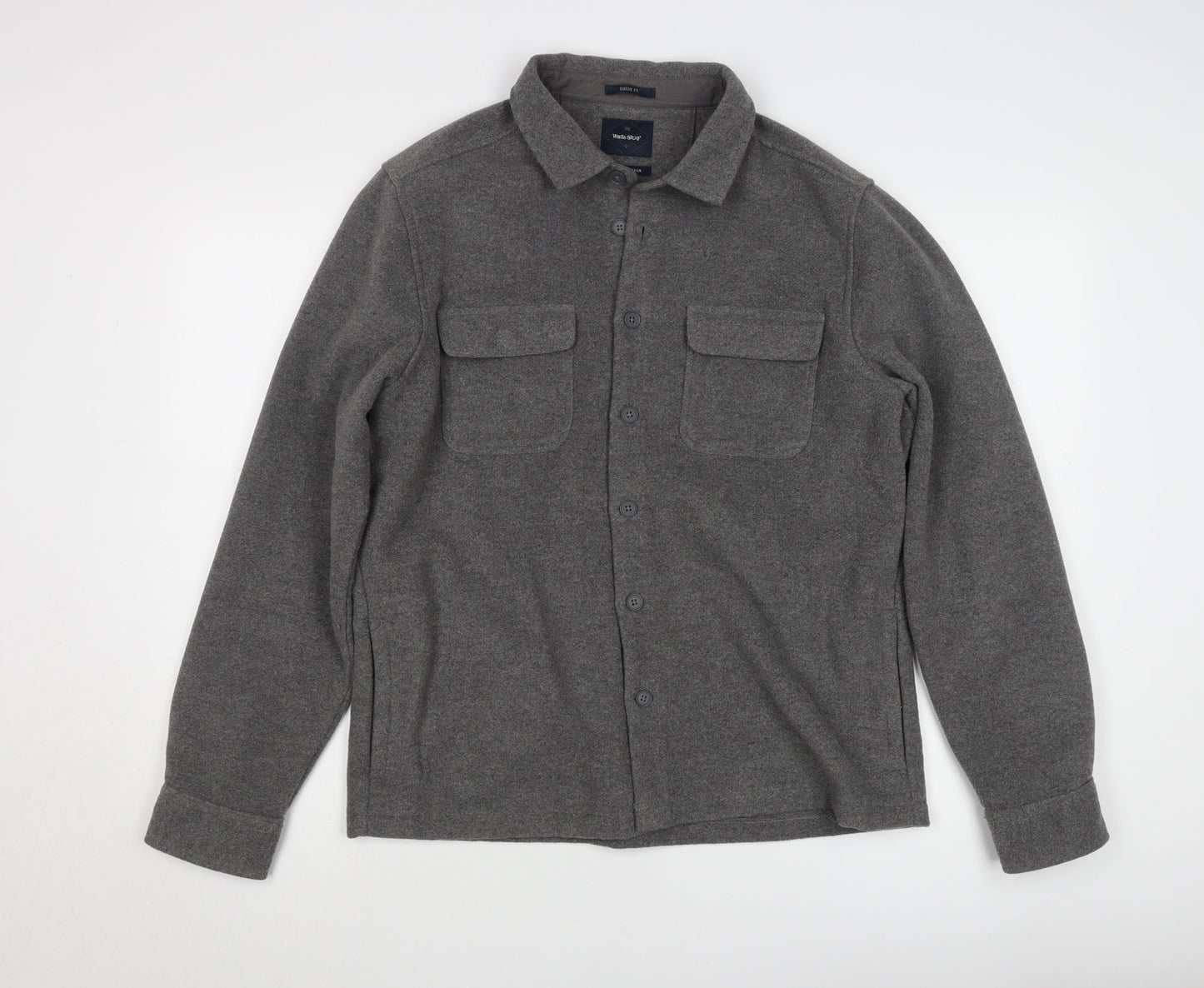 White Stuff Women's Grey Basic Jacket - Medium
