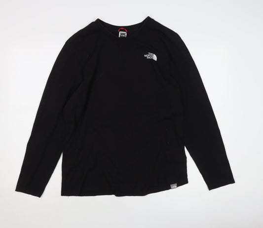 The North Face Men's Black Long Sleeve T-Shirt, L