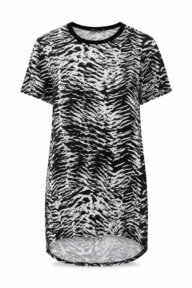 PrettyLittleThing Women's Black T-Shirt Dress, Size 10