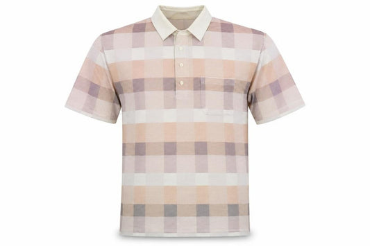 Pegasus Men's Multicoloured Check Polo Shirt M