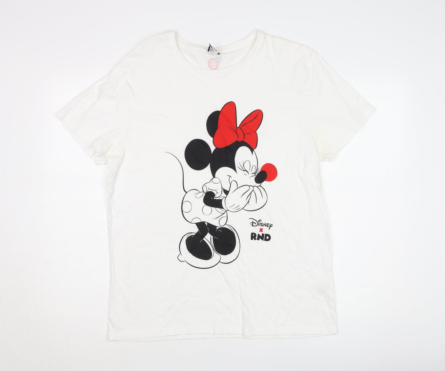 Comic Relief Disney Minnie Mouse Unisex T-Shirt White L