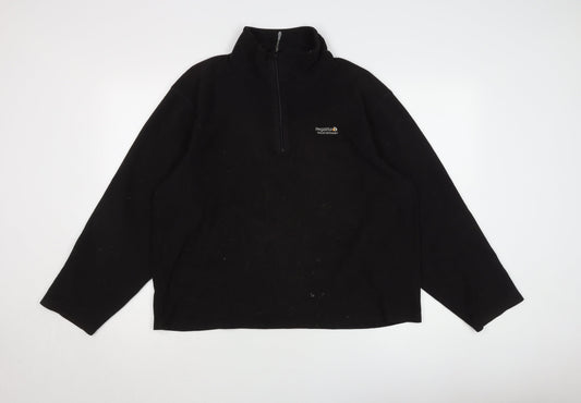 Regatta Men's Black XL Fleece Pullover Sweatshirt