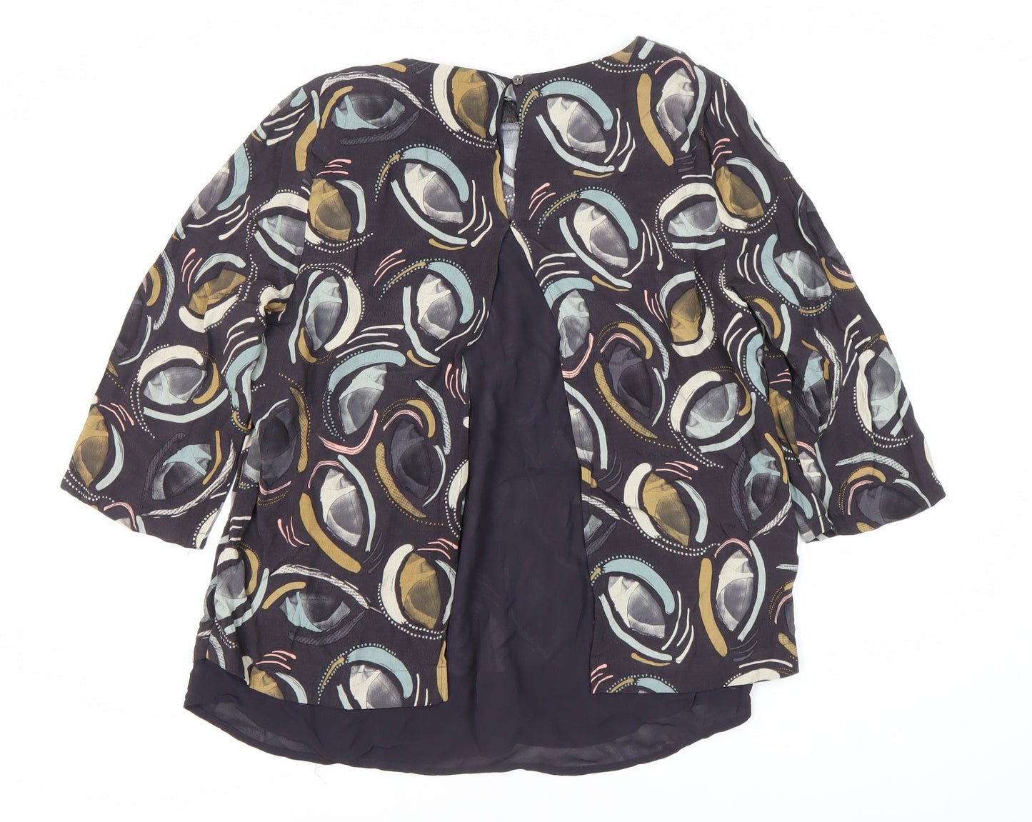 White Stuff Women's Multicoloured Top, Size 12