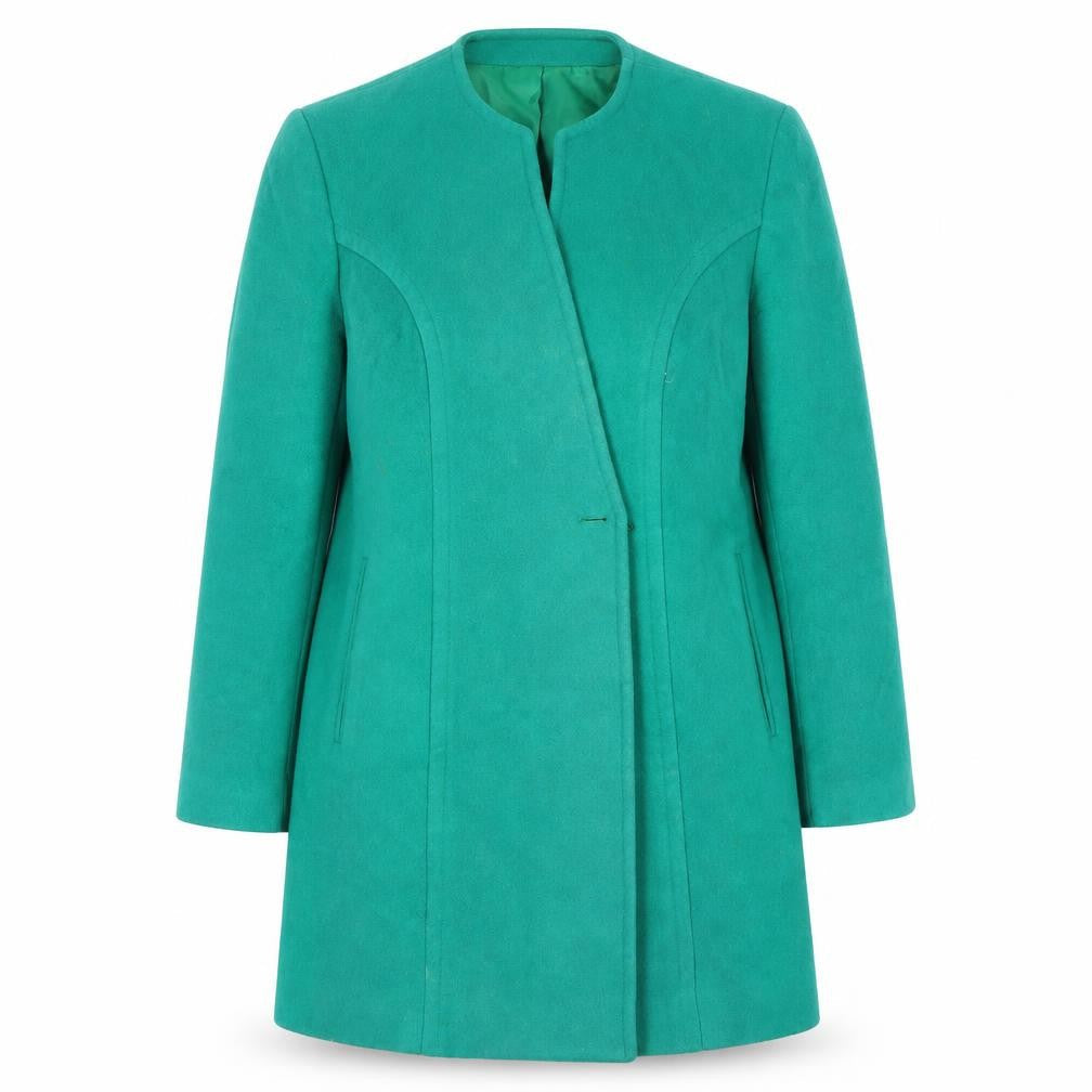 Womens UK Size 14  Alexon Green Wool Coat