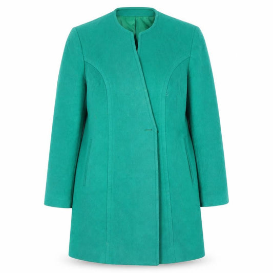Womens UK Size 14  Alexon Green Wool Coat