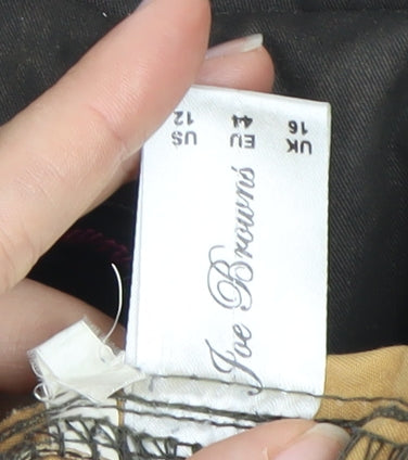 Joe Browns Women's Brown Casual Jacket Size 16