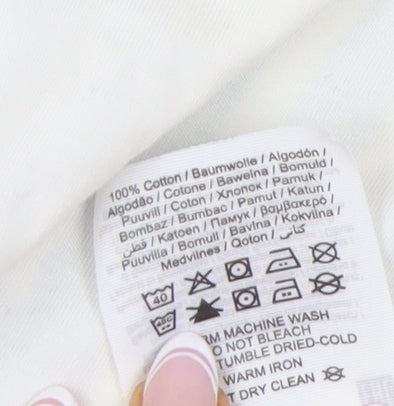 Jack & Jones Men's Ivory Relaxed Long Sleeve T-Shirt