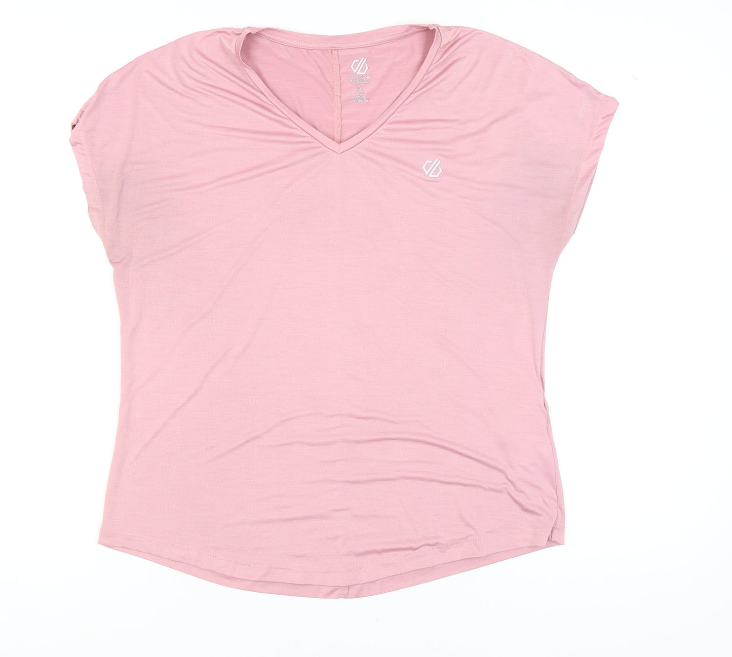 Dare 2B Women's Pink V-Neck Activewear Top Size 16