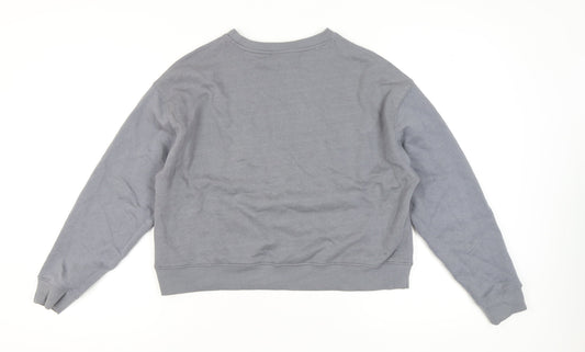 Pull&Bear Unisex Grey Pullover Sweatshirt M
