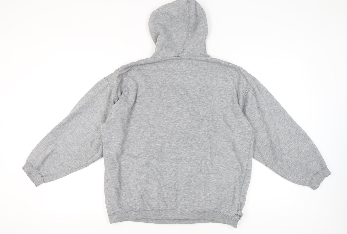 Donnay Men's Grey Pullover Hoodie with Logo