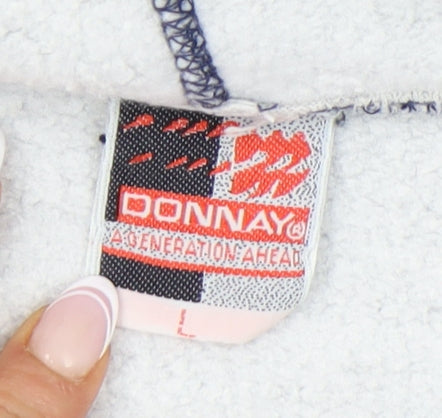 Donnay Men's Grey Pullover Hoodie with Logo