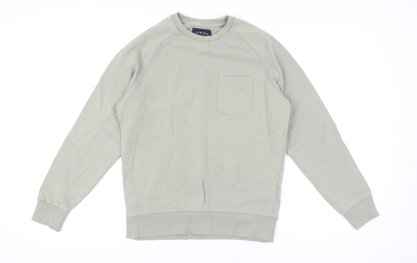 Criminal Men's Green Pullover Sweatshirt M