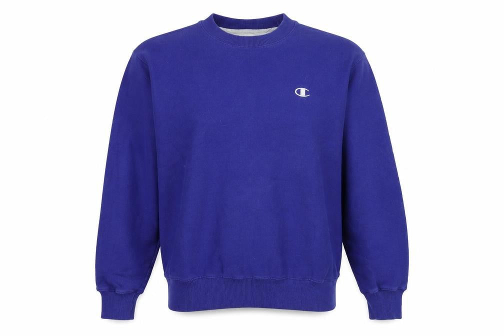 Mens UK M Regular Champion Blue Pullover Sweatshirt