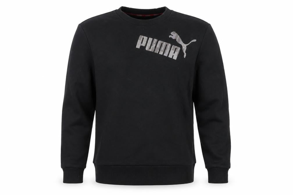 Mens UK M Regular PUMA Black Pullover Sweatshirt
