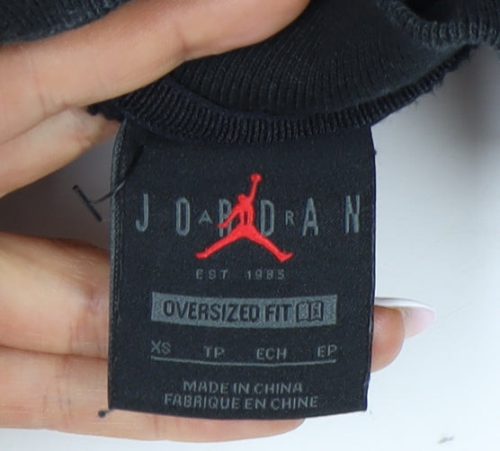 Nike Black Unisex Sweatshirt XS - Oversized Logo Pullover