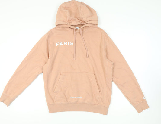 Nike Men's Beige Paris Pullover Hoodie - Size S