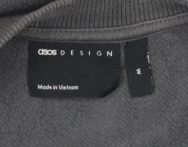 ASOS Women's Grey Pullover Sweatshirt, M