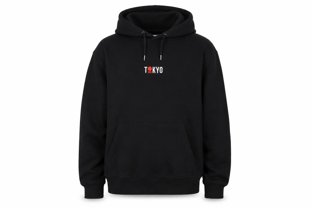 Topman Men's Black Tokyo XS Pullover Hoodie