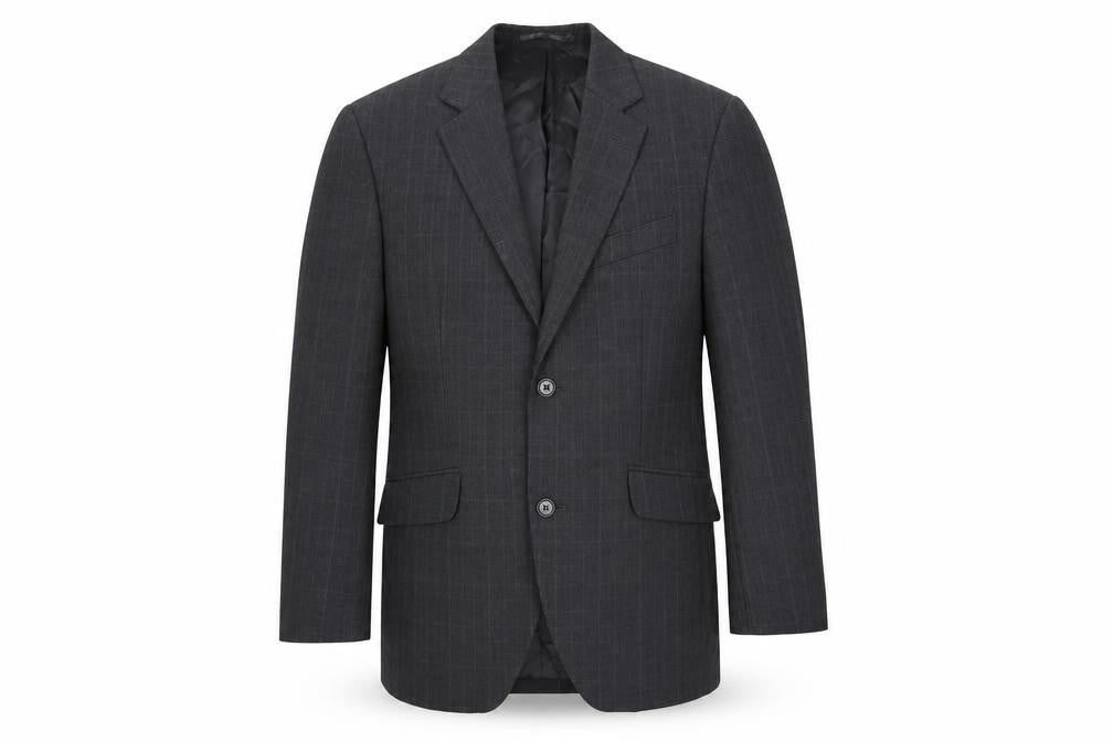 Mens 38 Chest Regular Austin Reed Grey Two-Button Suit Jacket