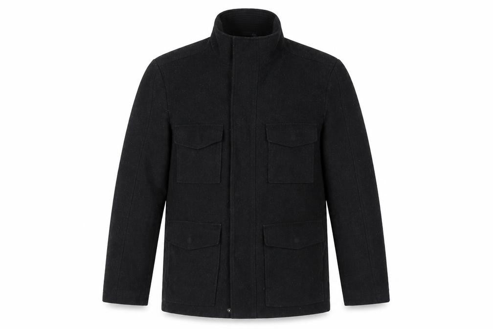 Next Men's Black Wool Jacket Size L
