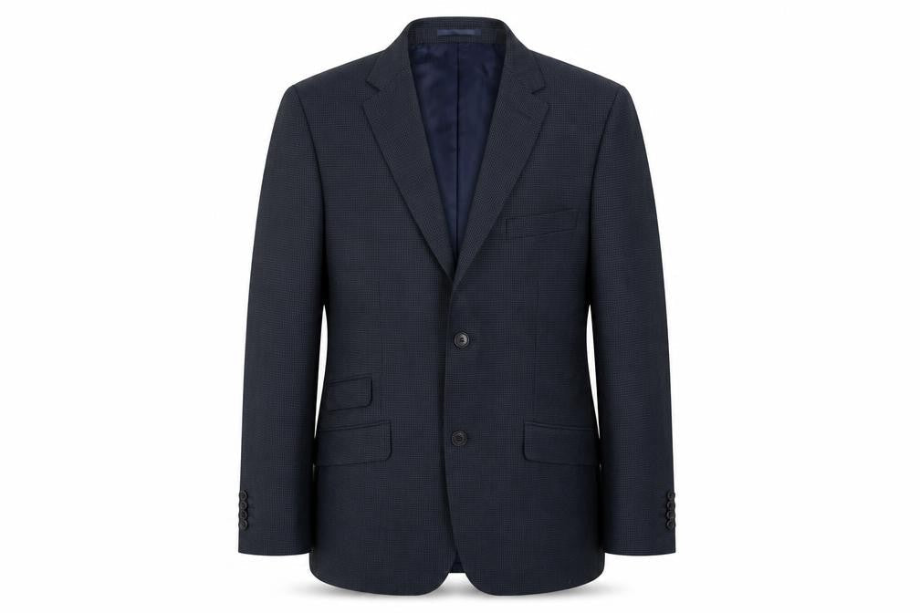 Hamnett Men's Blue Blazer, Size 40, Two-Button