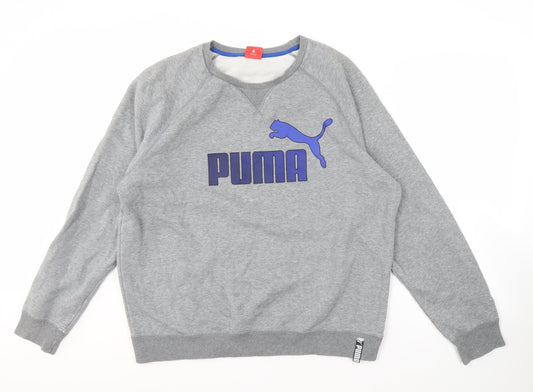 Puma Men's Grey XL Pullover Sweatshirt