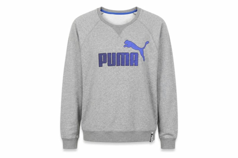Mens UK XL Regular PUMA Grey Pullover Sweatshirt