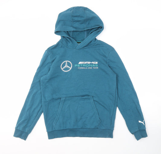 Puma Boys Blue Pullover Hoodie 13-14 Years