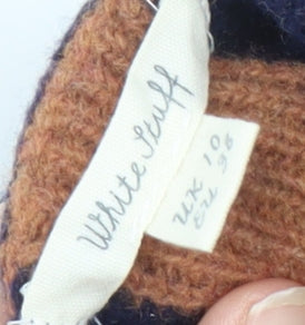 White Stuff Women's Multicoloured Roll Neck Jumper Size 10