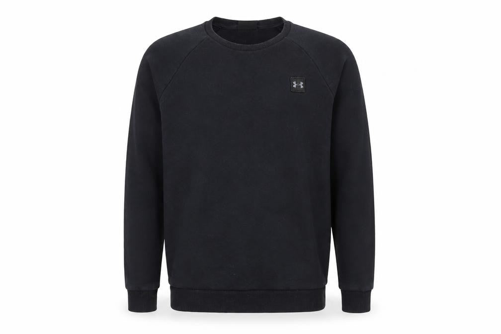 Mens UK S Regular Under armour Black Pullover Sweatshirt