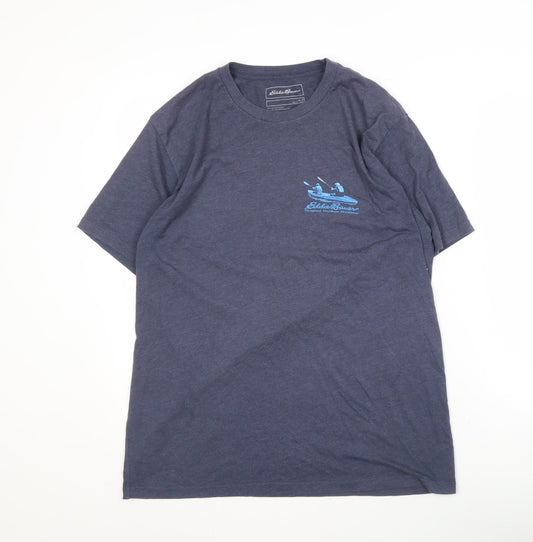 Eddie Bauer Men's Blue Outdoor Graphic T-Shirt M