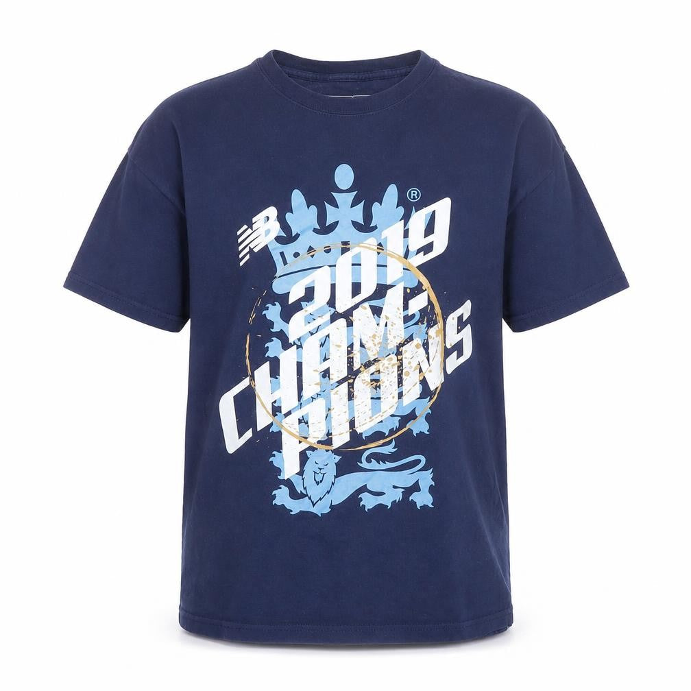 Mens UK Size L New Balance Blue  Cotton T-Shirt