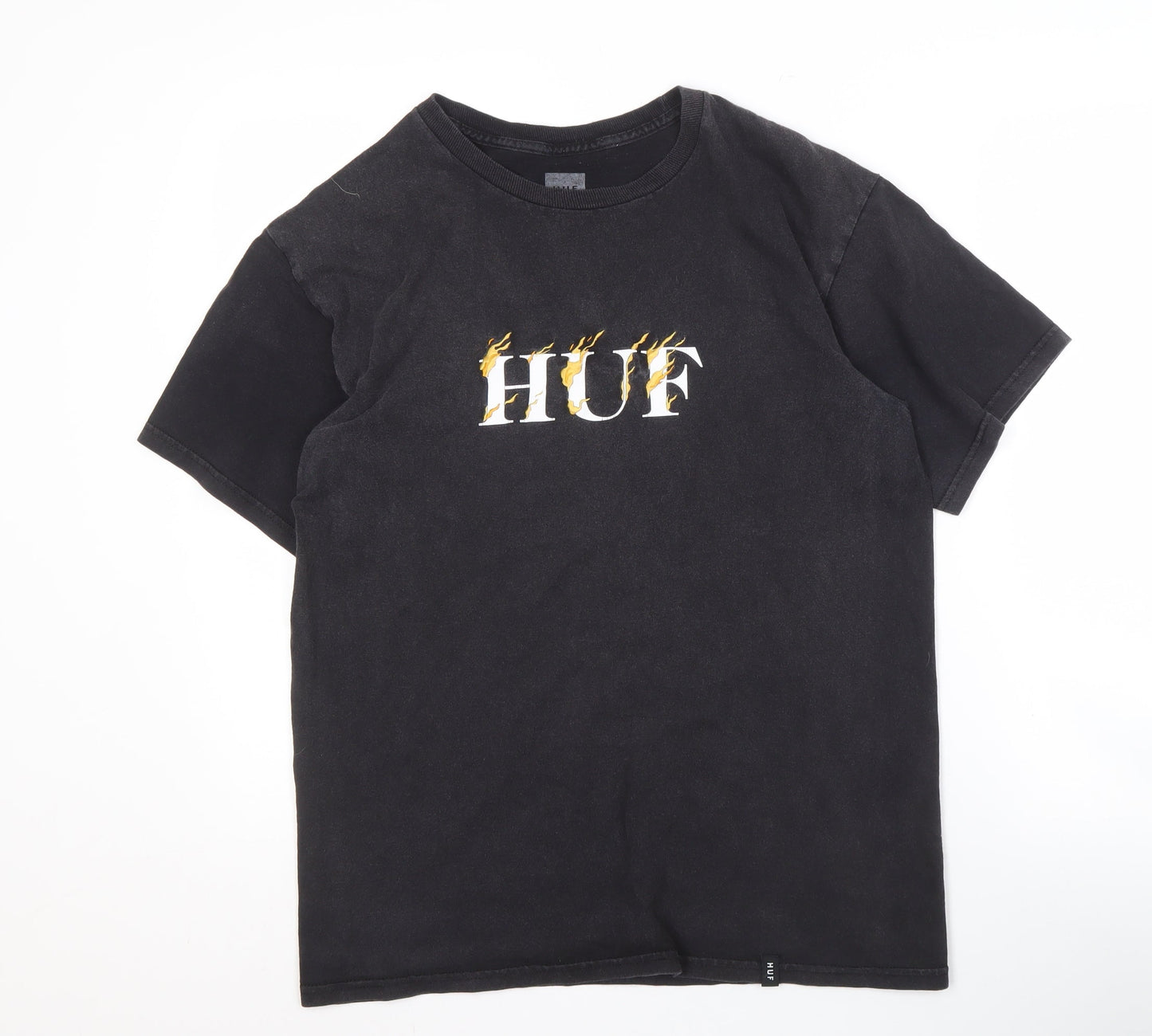 HUF Men's Black M Graphic Print T-Shirt