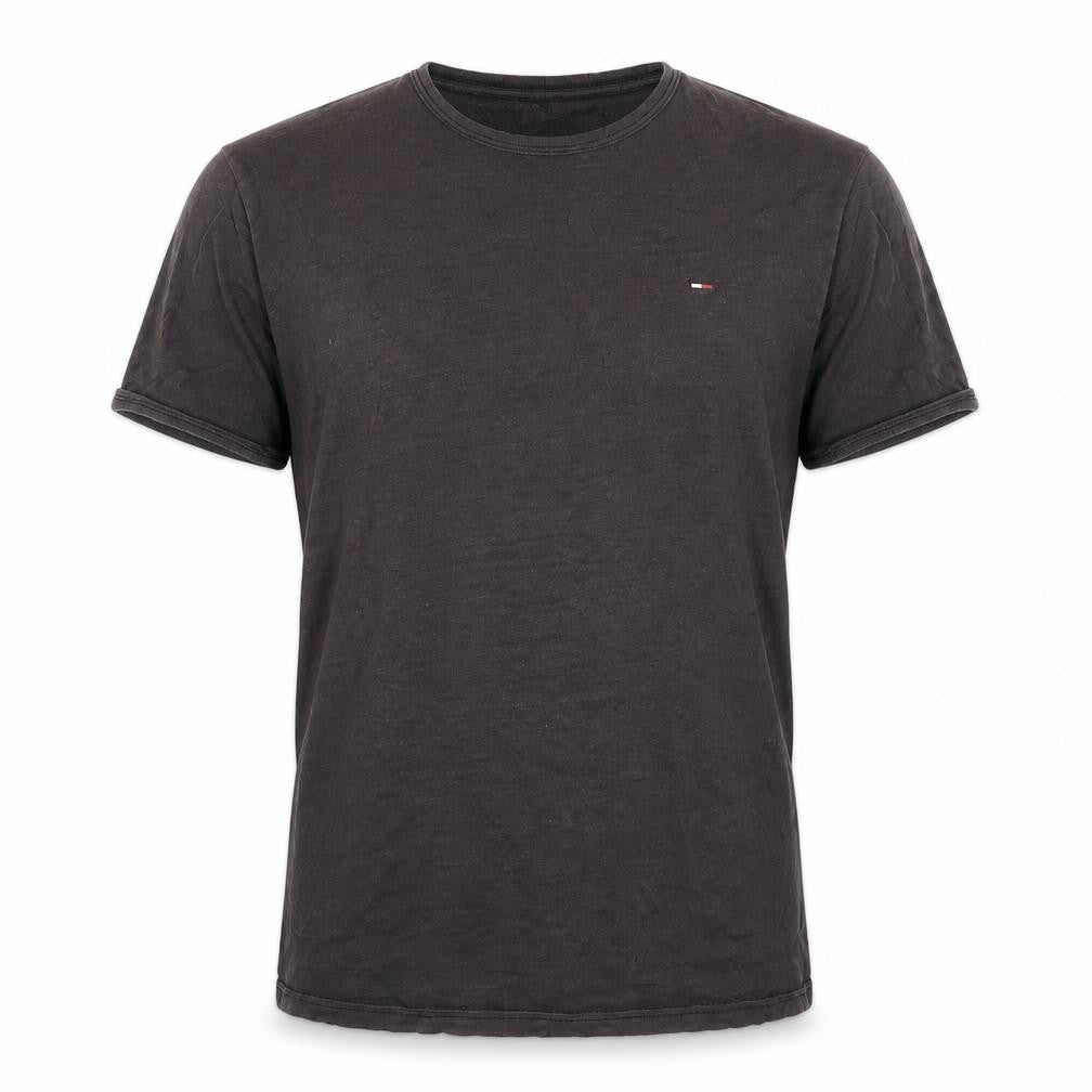 Mens UK Size L Hilfiger Denim Black  Cotton T-Shirt
