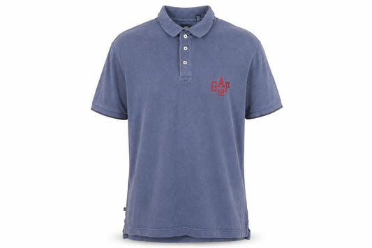 GAP Men's Blue Polo Shirt, Size L, Cotton, Casual Wear