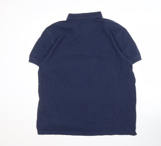 Levi's Men's Blue XL Polo Shirt, Short Sleeve, Casual