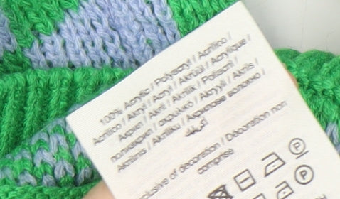 Jack & Jones Men's Green Checked Cardigan - Size L