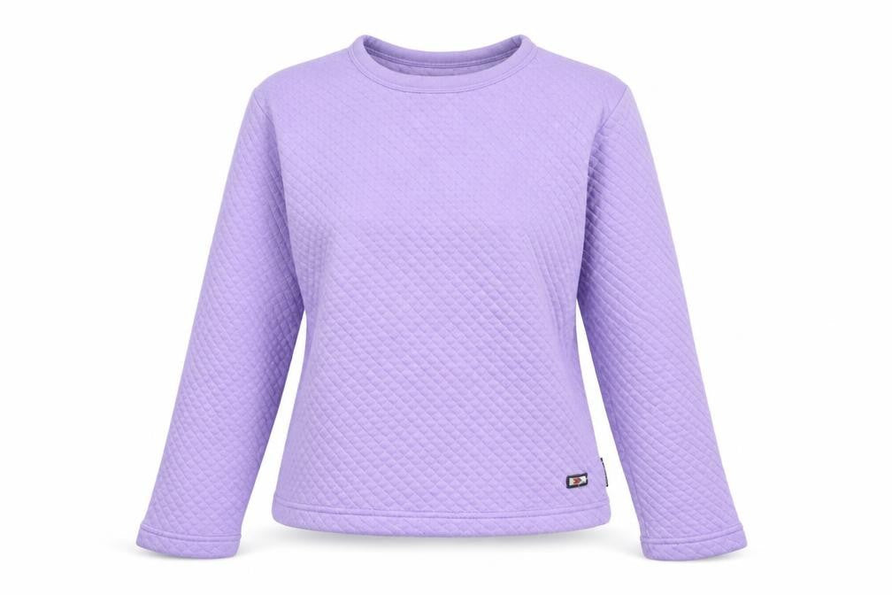Womens UK L Regular Trespass Purple Pullover Sweatshirt