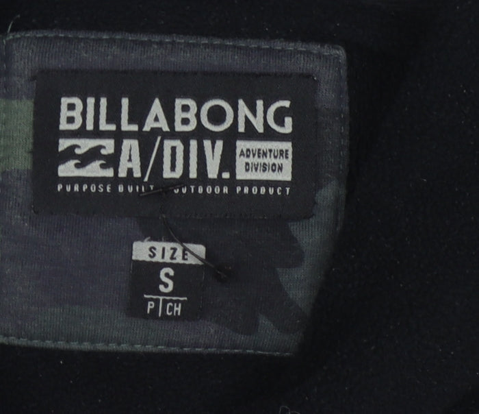 Billabong Men's Green Camouflage Pullover Hoodie S
