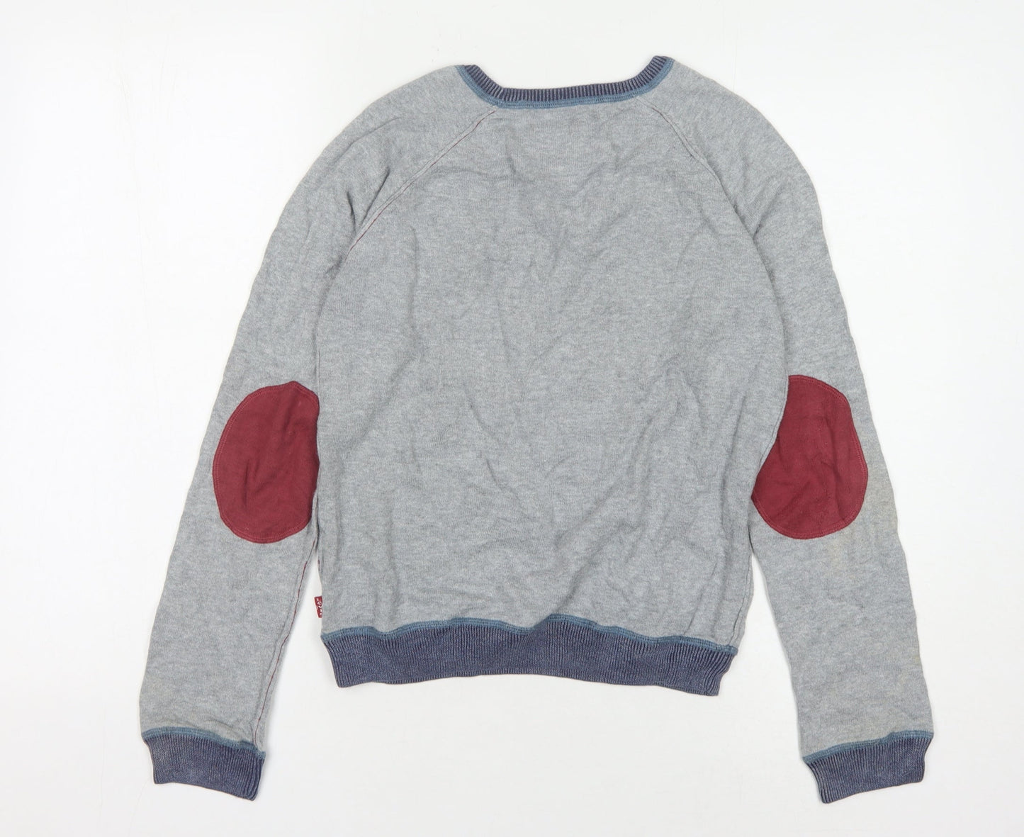 Levi's Boys Grey Pullover Jumper 14 Years, Graphic Print