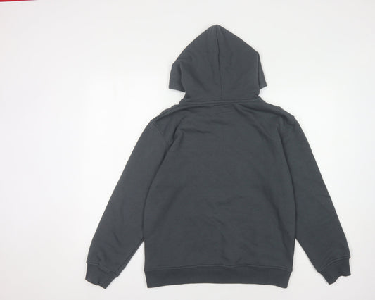 Majestic Athletic Men's Grey Pullover Hoodie, Size 28