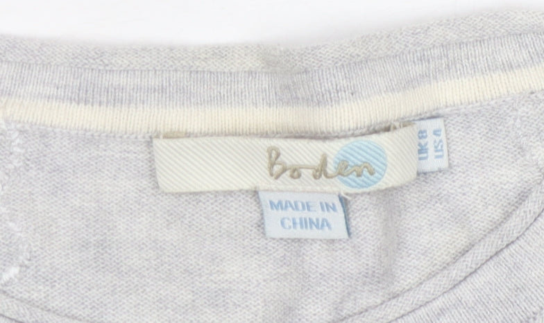 Boden Women's Grey Pullover Jumper Size 8