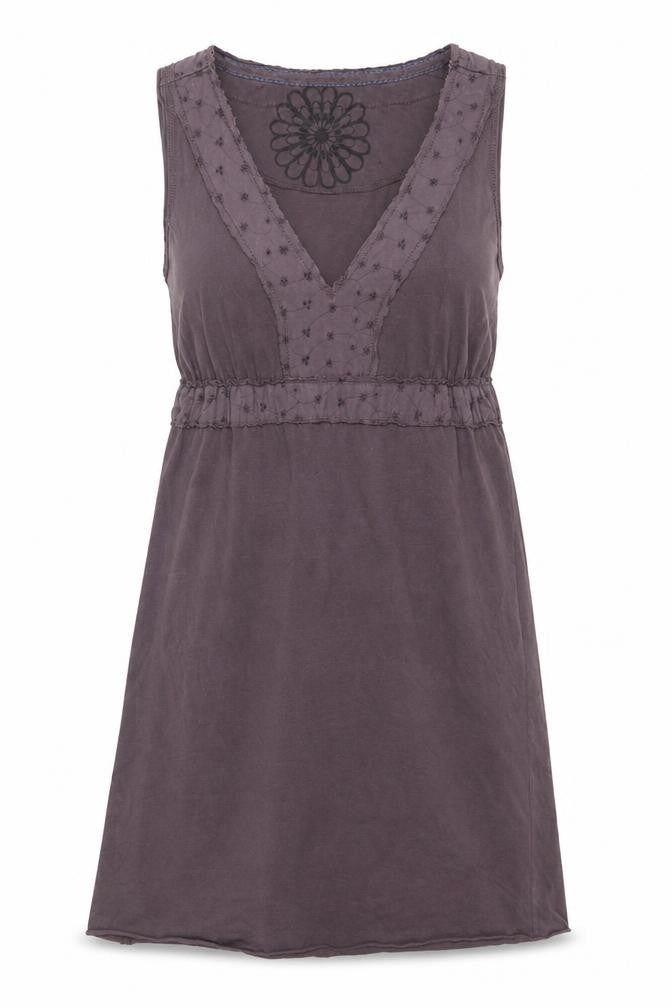 FatFace Women's Brown A-Line Sleeveless Dress Size 10