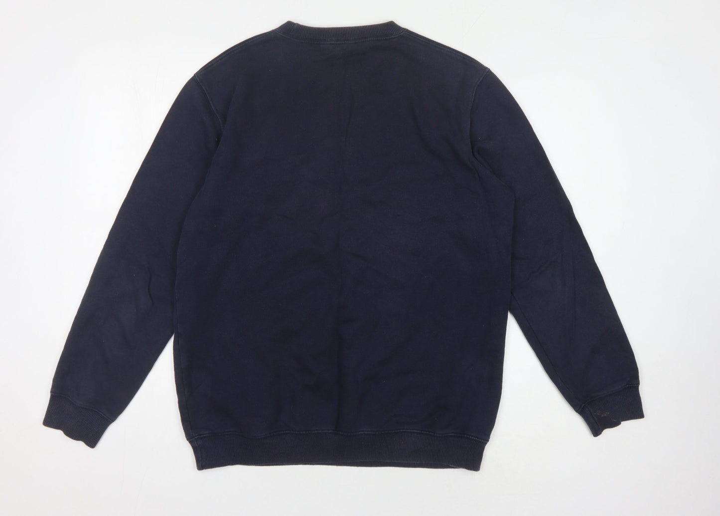 Cotton Traders Men's Blue Medium Crew Neck Sweatshirt