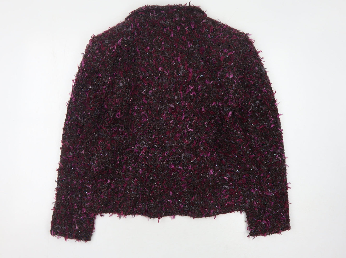Studio by Slimma Women's Multicoloured Bouclé Blazer, Size 16